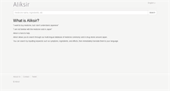 Desktop Screenshot of aliksir.org